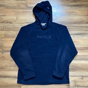 Y2K fleece Nike spell out hoodie